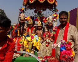 Photo of चैती नवरात्रा पर कलश यात्रा