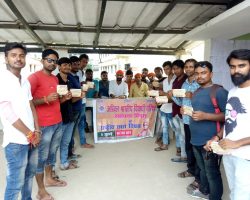 Photo of अखिल भारतीय विद्यार्थी परिषद ने लगाया सदस्यता काउंटर